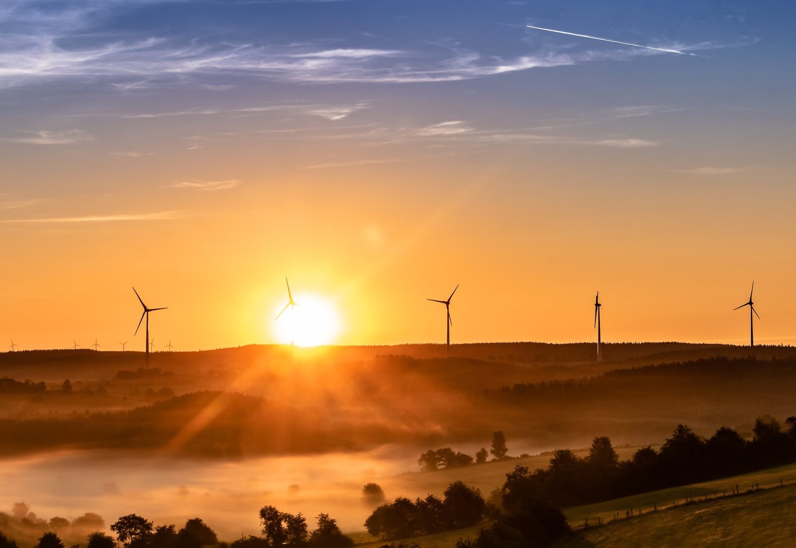 vindkraftverk varmt väder ger billig el